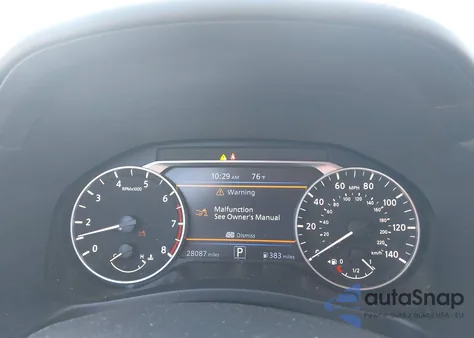 2022 Nissan Altima Sr Fwd from USA, damaged, VIN 1N4BL4CV9NN423979